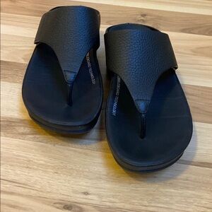 Fitflop Black Slide Sandals